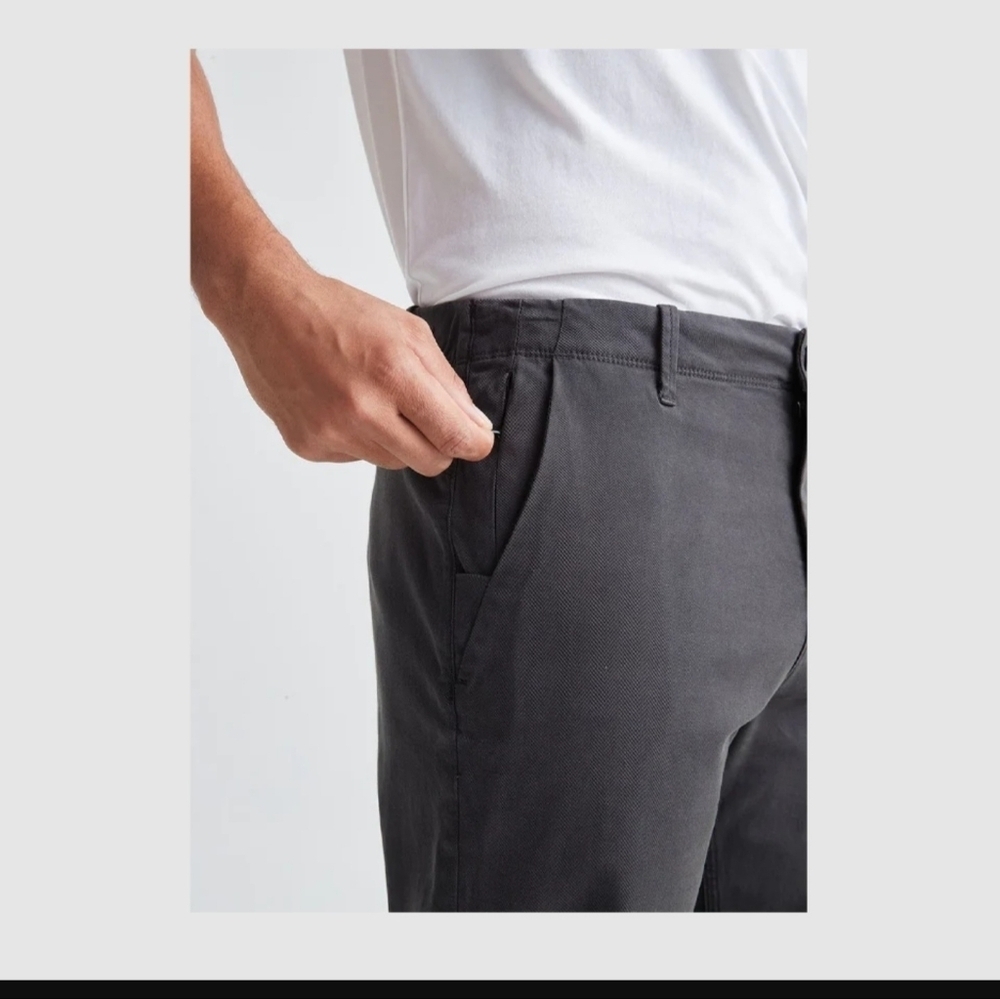 DU/ER Live Free Flex Mens Pant Charcoal NWT 30/32 - Picture 8 of 8